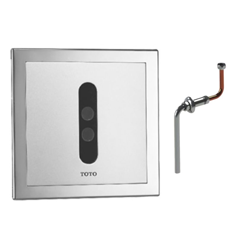 Van xả tiểu TOTO DUE126UPKA VM2L051Z cảm ứng dùng pin kèm ống nối